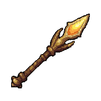 boar hunting spear with crossguard holy blessed radiant