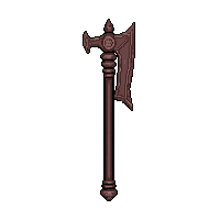 Halberd Polearm  Ancient Weathered — free pixel art sprite from Rpg Loot Spears
