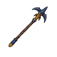 Halberd Polearm  Common Starter Tier — free pixel art sprite from Rpg Loot Spears