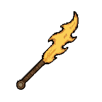 Halberd Polearm  Lightning Charged Crackling — free pixel art sprite from Rpg Loot Spears