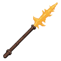 harpoon hooked spear lightning charged crackling