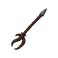 harpoon hooked spear rusted broken