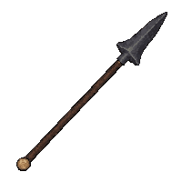 Iron Tipped Longspear  Brand New Pristine — free pixel art sprite from the Rpg Loot Spears collection, transparent PNG