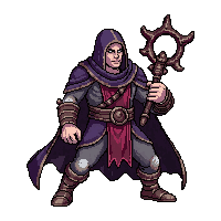 bone necromancer staff  cursed dark