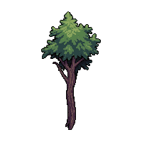 branching tree druid staff  cursed dark