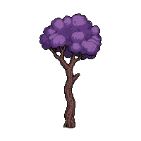 Branching Tree Druid Staff  Epic Purple Tier — free pixel art sprite from Rpg Loot Staves