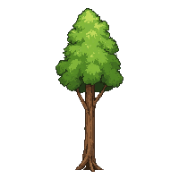 Branching Tree Druid Staff  Holy Blessed Radiant — free pixel art sprite from Rpg Loot Staves