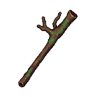 branching tree druid staff  rusted broken