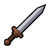 Broadsword Wide Blade  Common Starter Tier — free pixel art sprite from Rpg Loot Swords
