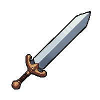 Broadsword Wide Blade  Demonic Infernal — free pixel art sprite from Rpg Loot Swords