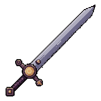 Broadsword Wide Blade  Holy Blessed Radiant — free pixel art sprite from Rpg Loot Swords