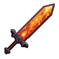 claymore massive two handed fire enchanted molten