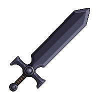 falchion single edge chopper cursed dark