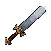 falchion single edge chopper legendary ornate