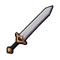 falchion single edge chopper lightning charged crackling