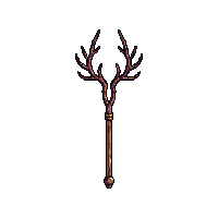 Rpg Deer Staff Antler Top 073 V2 2026 03 03t17 02 45 — free pixel art sprite from the Rpg Staffs collection, transparent PNG