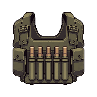 ammo belt bandolier  damaged but functional
