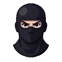 balaclava mask  matte black standard