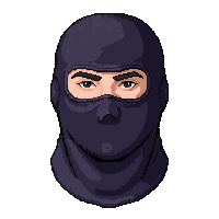 balaclava mask  retro vintage style