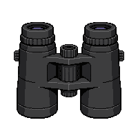 binoculars tactical  matte black standard