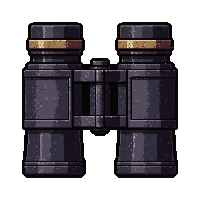 binoculars tactical  worn and scratched