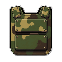 body armor plate  camouflage patterned