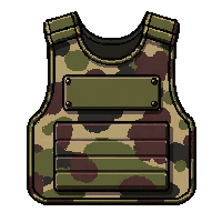bulletproof vest  camouflage patterned