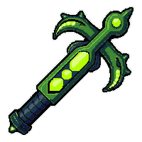Bow Compound Modern  Neon Green Accent — free pixel art sprite from Runner Action Weapons