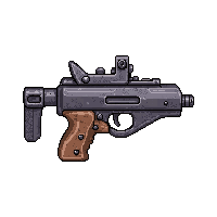 brass knuckles spiked  holographic sight