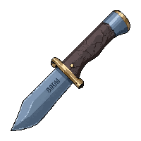 combat knife tactical  blueprint wireframe