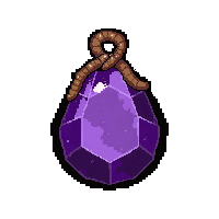 amethyst crystal pendant  ancient tarnished
