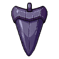Bone Tooth Necklace  Cursed Shadowy — free pixel art sprite from Runner Amulets