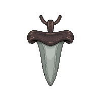 bone tooth necklace  on leather cord
