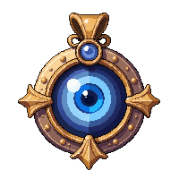 eye of wisdom amulet  blessed holy