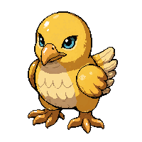 golden eagle  baby tiny version