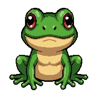 green tree frog  jumping action
