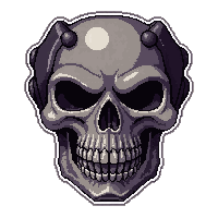bone skull armor  cursed dark