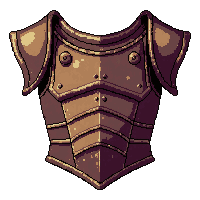 bronze scale armor  battle worn scratched