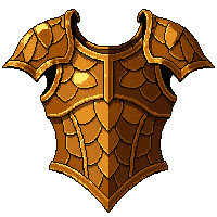bronze scale armor  enchanted glowing