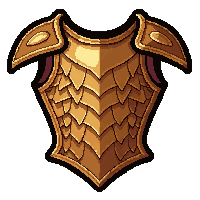 Bronze Scale Armor  Ornate Decorated — free pixel art sprite from Runner Armor