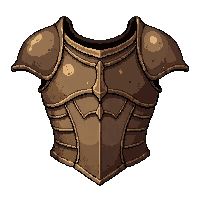 bronze scale armor  rusty ancient