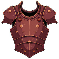 dragon scale cuirass  battle worn scratched