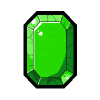 emerald enchanted mail  cracked damaged
