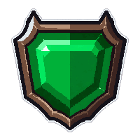 emerald enchanted mail  pristine new