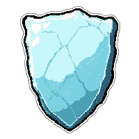 frost ice plate  battle worn scratched