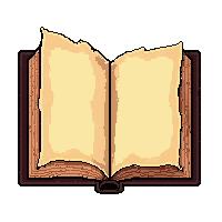 ancient grimoire  open pages spread