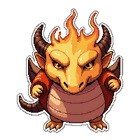 bestiary monster guide  burning on fire
