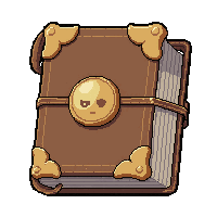 bestiary monster guide  closed with clasp