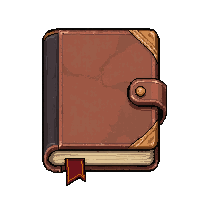 diary journal small  closed with clasp