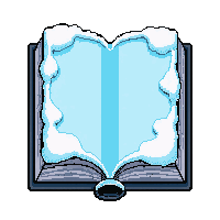 encyclopedia heavy  frozen ice covered